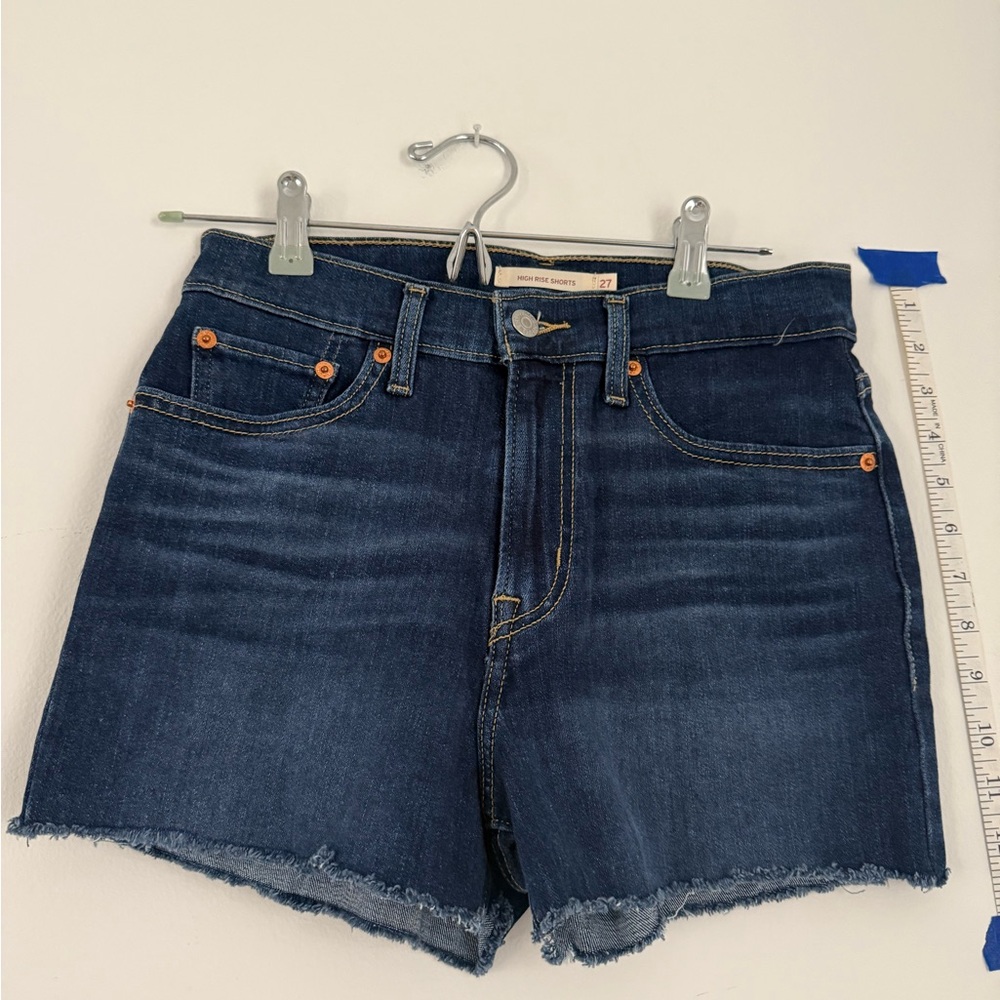Levi's Dark Blue Jean Shorts size 27